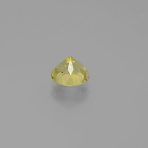 Berillo dorato naturale giallo da 0,91 ct, taglio rotondo, VS