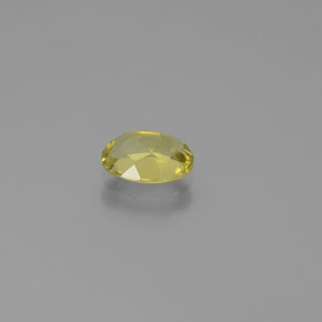 Berillo dorato naturale giallo da 0,74 ct, taglio ovale, VS