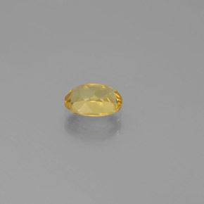 Berillo dorato naturale giallo da 0,82 ct, taglio ovale, VVS-VS
