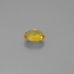 Berillo dorato naturale giallo da 0,66 ct, taglio ovale, VVS-VS