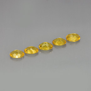 Berillo dorato naturale giallo da  ct, taglio ovale, VVS