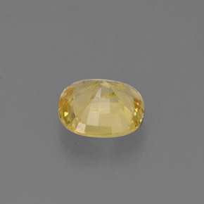 Berillo dorato naturale giallo da 0,69 ct, taglio a cuscino, VS