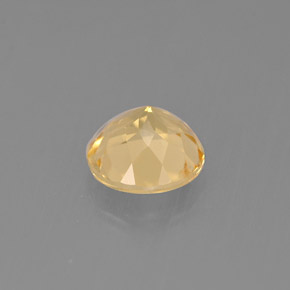 Berillo dorato naturale giallo da 0,69 ct, taglio rotondo, VS
