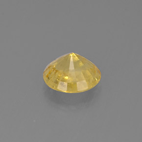 Berillo dorato naturale giallo da 0,61 ct, taglio rotondo, VS