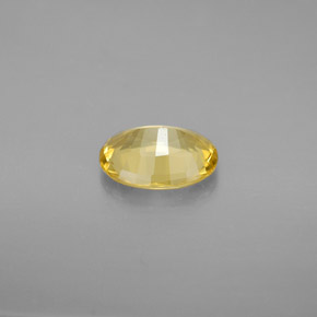 Berillo dorato naturale giallo da 0,93 ct, taglio ovale, VVS