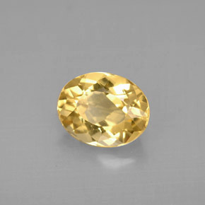 Berillo dorato Giallo naturale da 1.74 ct, Taglio ovale, VS