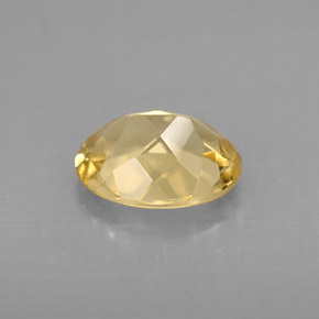 Berillo dorato Giallo naturale da 1.64 ct, Taglio ovale, VVS-VS