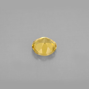 Berillo dorato naturale giallo da 0,73 ct, taglio rotondo, VS