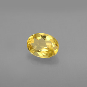 Berillo dorato Giallo naturale da 1.11 ct, Taglio ovale, VS