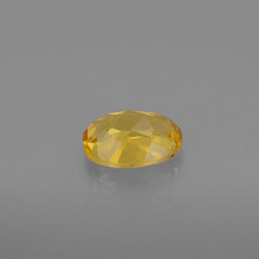 Berillo dorato naturale giallo da 1,08 ct, taglio ovale, VS