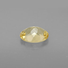 Berillo dorato naturale giallo da 0,99 ct, taglio ovale, VVS