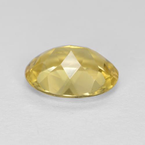 Berillo dorato Giallo dorato chiaro naturale da 1.49 ct, Taglio ovale, VS