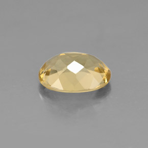 Berillo dorato naturale giallo da 1,65 ct, taglio ovale, VS