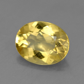 Berillo dorato Giallo naturale da 1.46 ct, Taglio ovale, VS