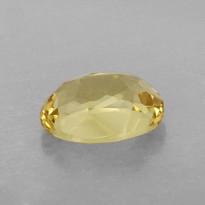 Berillo dorato naturale giallo da 1,14 ct, taglio ovale, VVS-VS