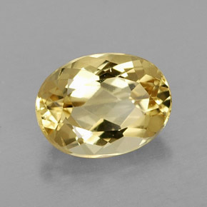 Berillo dorato Giallo naturale da 1.22 ct, Taglio ovale, VVS
