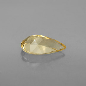Berillo dorato naturale dorato da 2,79 ct, taglio a pera, VS-SI