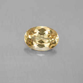 Berillo dorato Giallo naturale da 2.09 ct, Taglio ovale, VVS