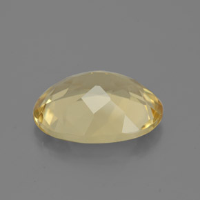 Berillo dorato naturale giallo da 2,95 ct, taglio ovale, VVS-VS