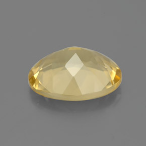 Berillo dorato naturale giallo da 2,86 ct, taglio ovale, VS