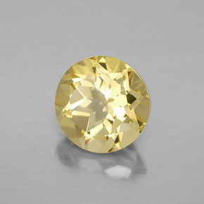Berillo dorato Giallo naturale da 2.24 ct, Taglio rotondo, VVS