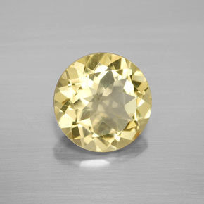Berillo dorato Giallo naturale da 2.43 ct, Taglio rotondo, VS
