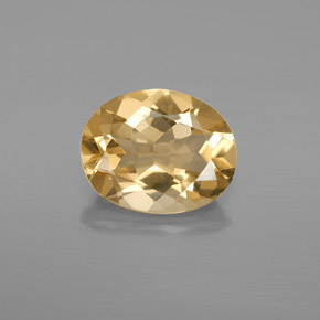 Berillo dorato Giallo naturale da 2.74 ct, Taglio ovale, VVS-VS