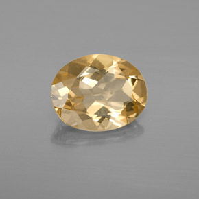 Berillo dorato Giallo naturale da 2.74 ct, Taglio ovale, VVS-VS