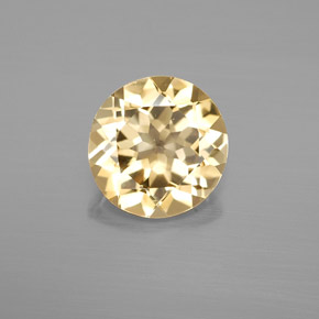 Berillo dorato Giallo naturale da 2.51 ct, Taglio rotondo, VS