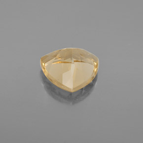Berillo dorato naturale giallo da 2,79 ct, trillion, VVS-VS