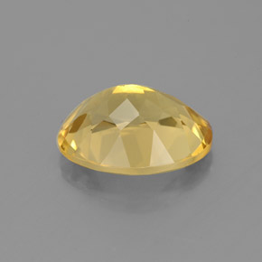 Berillo dorato naturale giallo da 2,36 ct, taglio ovale, VS