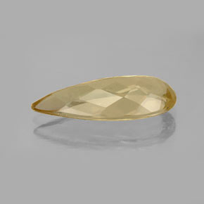 Berillo dorato Giallo naturale da 4.41 ct, Forma a pera, VS-SI