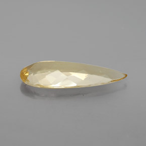 Berillo dorato Giallo naturale da 3.75 ct, Forma a pera, VVS