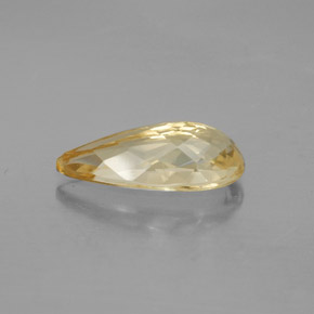Berillo dorato Giallo naturale da 3.26 ct, Forma a pera, VS