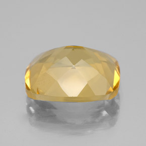 Berillo dorato naturale giallo da 4,97 ct, taglio a cuscino, VS