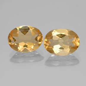 Berillo dorato naturale dorato da 3,08 ct, taglio ovale, VS