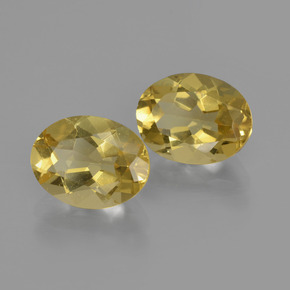 Gemme di Berillo dorato Giallo dorato chiaro naturale da 3.67 ct, Taglio ovale, VS