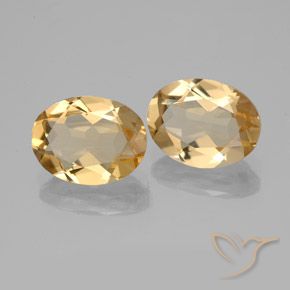 Gemme di Berillo dorato Dorato naturale da 3.18 ct, Ovale, VVS-VS