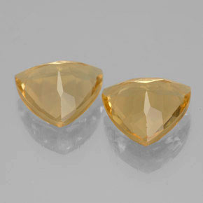 Berillo dorato naturale giallo da  ct, trillion, VVS-VS