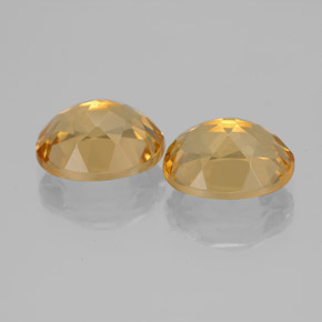 Gemme di Berillo dorato Arancio-Oro naturale da 3.67 ct, Taglio ovale, VVS-VS