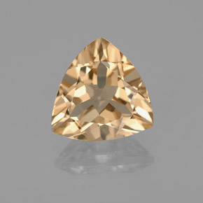 Berillo dorato naturale giallo da 2,88 ct, trillion, VVS