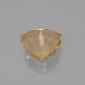 Berillo dorato naturale giallo da 2,88 ct, trillion, VVS