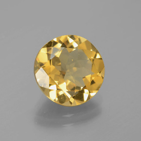Berillo dorato Giallo naturale da 3.30 ct, Rotondo, VS