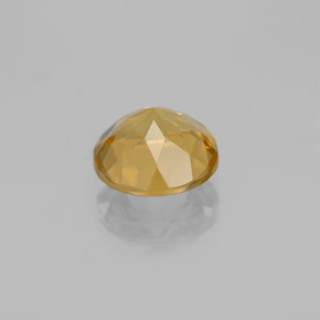Berillo dorato naturale giallo da 1,67 ct, taglio rotondo, VVS-VS