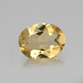 Berillo dorato Giallo naturale da 1.65 ct, Taglio ovale, VS