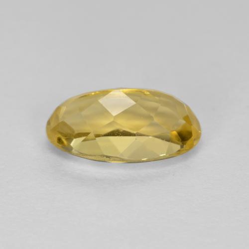 Berillo dorato Arancio dorato naturale da 1.47 ct, Taglio ovale, VVS-VS