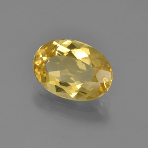 Berillo dorato Giallo naturale da 1.80 ct, Taglio ovale, VS