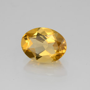 Berillo dorato naturale giallo da 1,76 ct, taglio ovale, VVS-VS