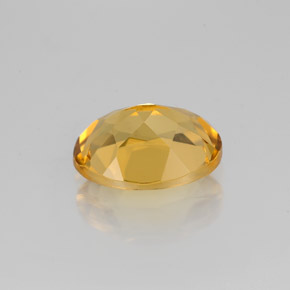Berillo dorato naturale giallo da 1,76 ct, taglio ovale, VVS-VS