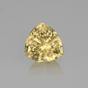 Berillo dorato Giallo naturale da 1.16 ct, Taglio trillion, VS